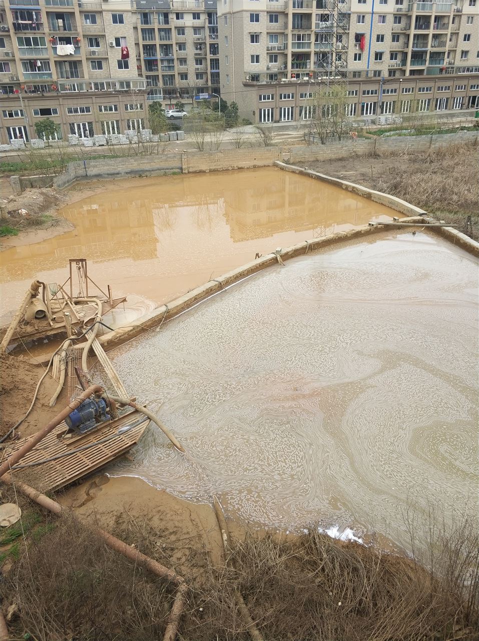 那坡沉淀池淤泥清理-厂区废水池淤泥清淤